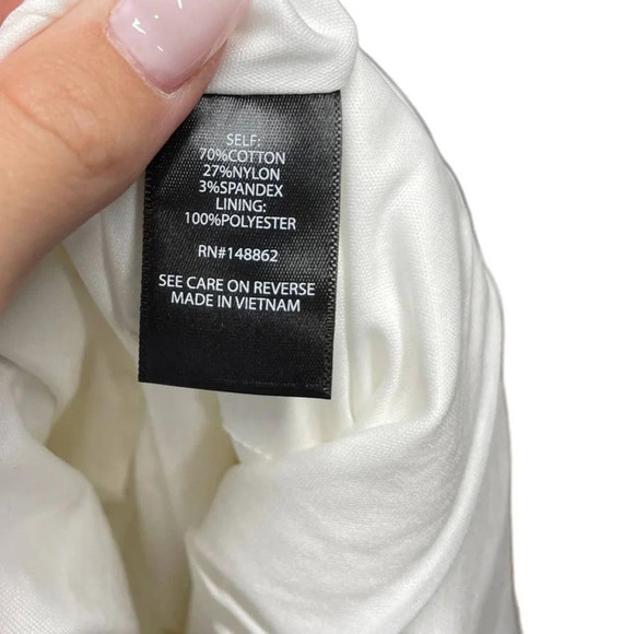 Torrid White‎ Poplin Collared Shirtdress Plus Size 6X - Picture 13 of 13